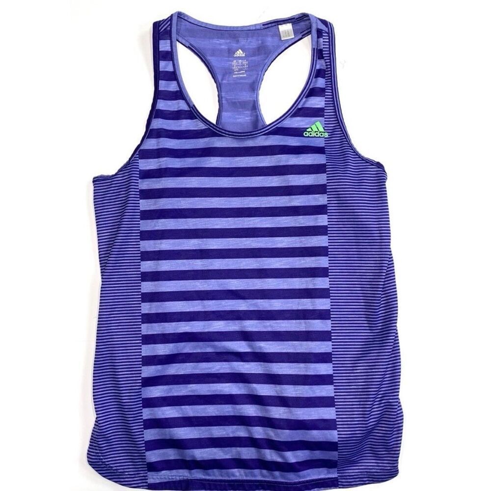 Adidas Climalite Striped Tank Top